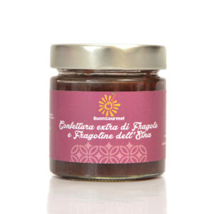 Extra strawberries and strawberries jam from Etna