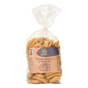Casarecci taralli with fennel